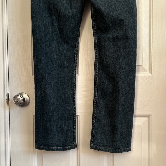 Signature by Levi Strauss Men's Straight Jeans - Dark Blue - 34/32 - Picture 7 of 9